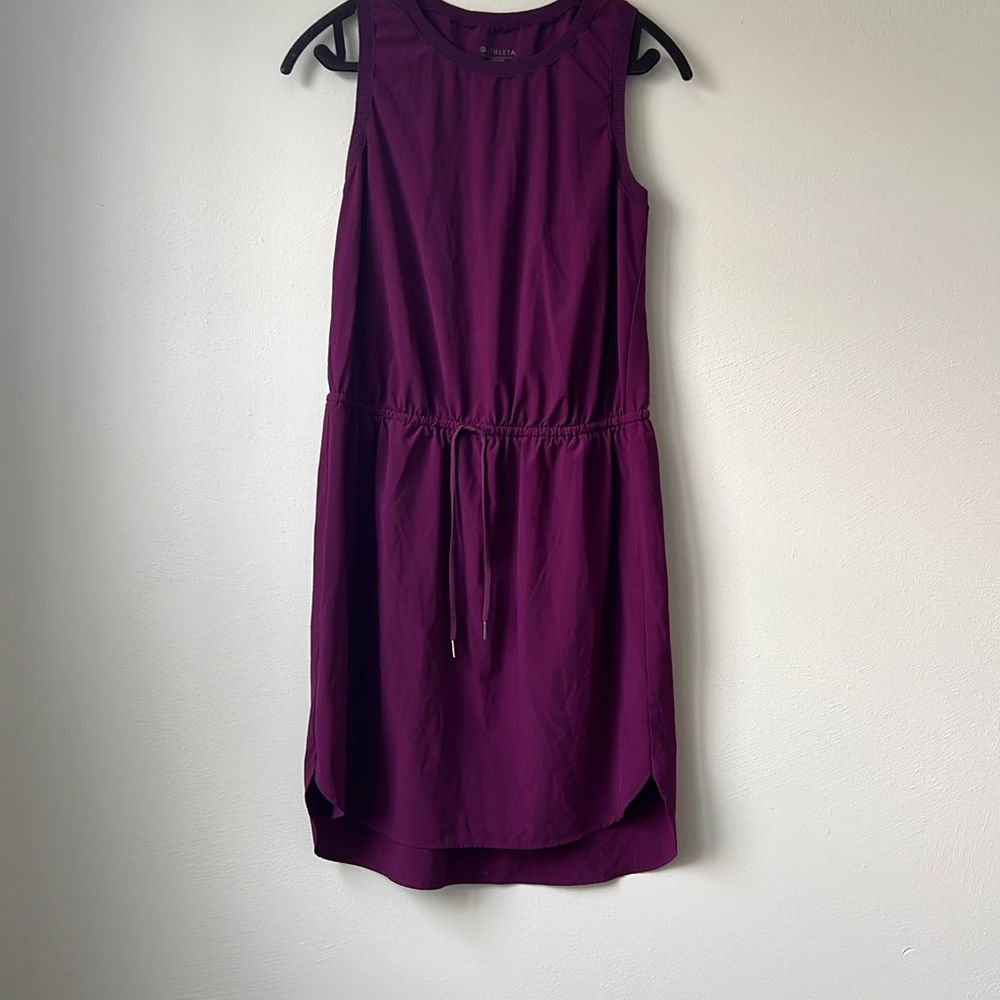 Athleta Rincon Cinch Waist Purple Dress Size M